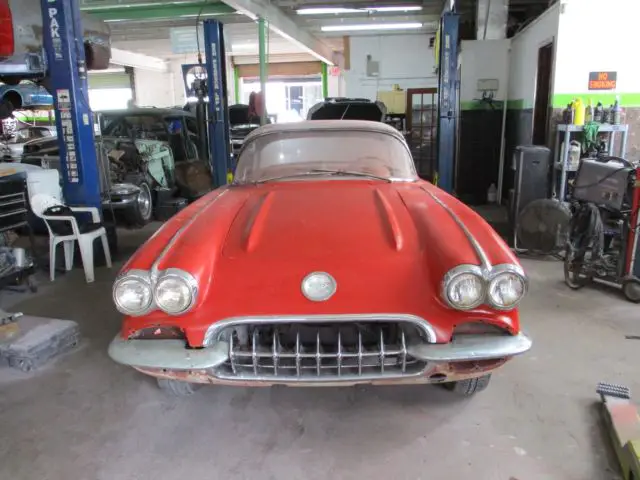 1960 corvette barn find, sitting since 1969! no reserve, #'s matching