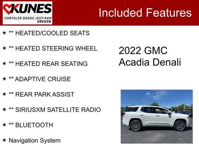 2022 gmc acadia denali
