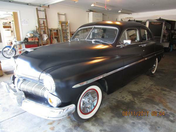 1950 mercury monterey hot rod classic car sedan cruiser vintage
