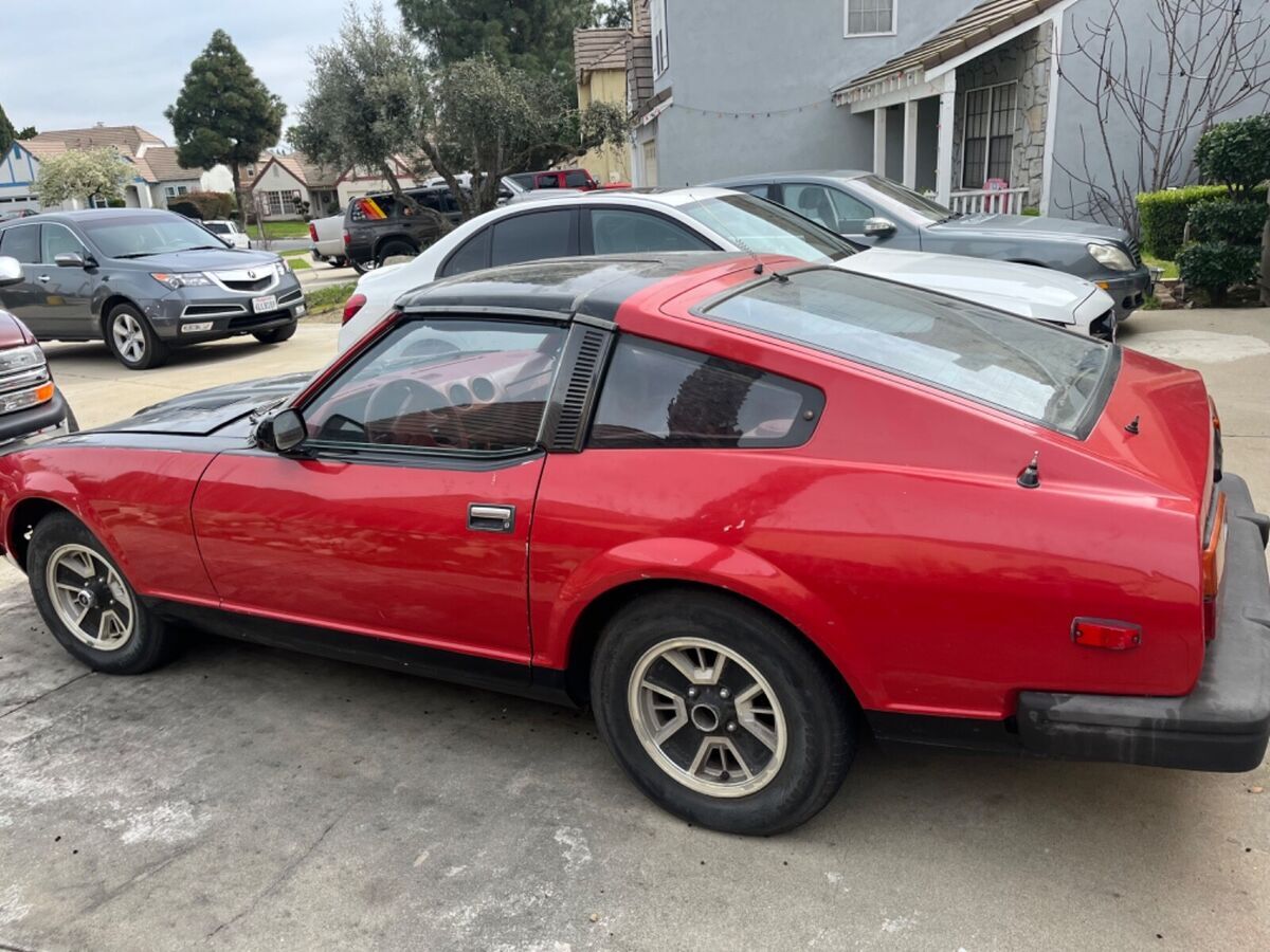 1980 datsun 280 z coupe red 280zx 10th anniversary special edition