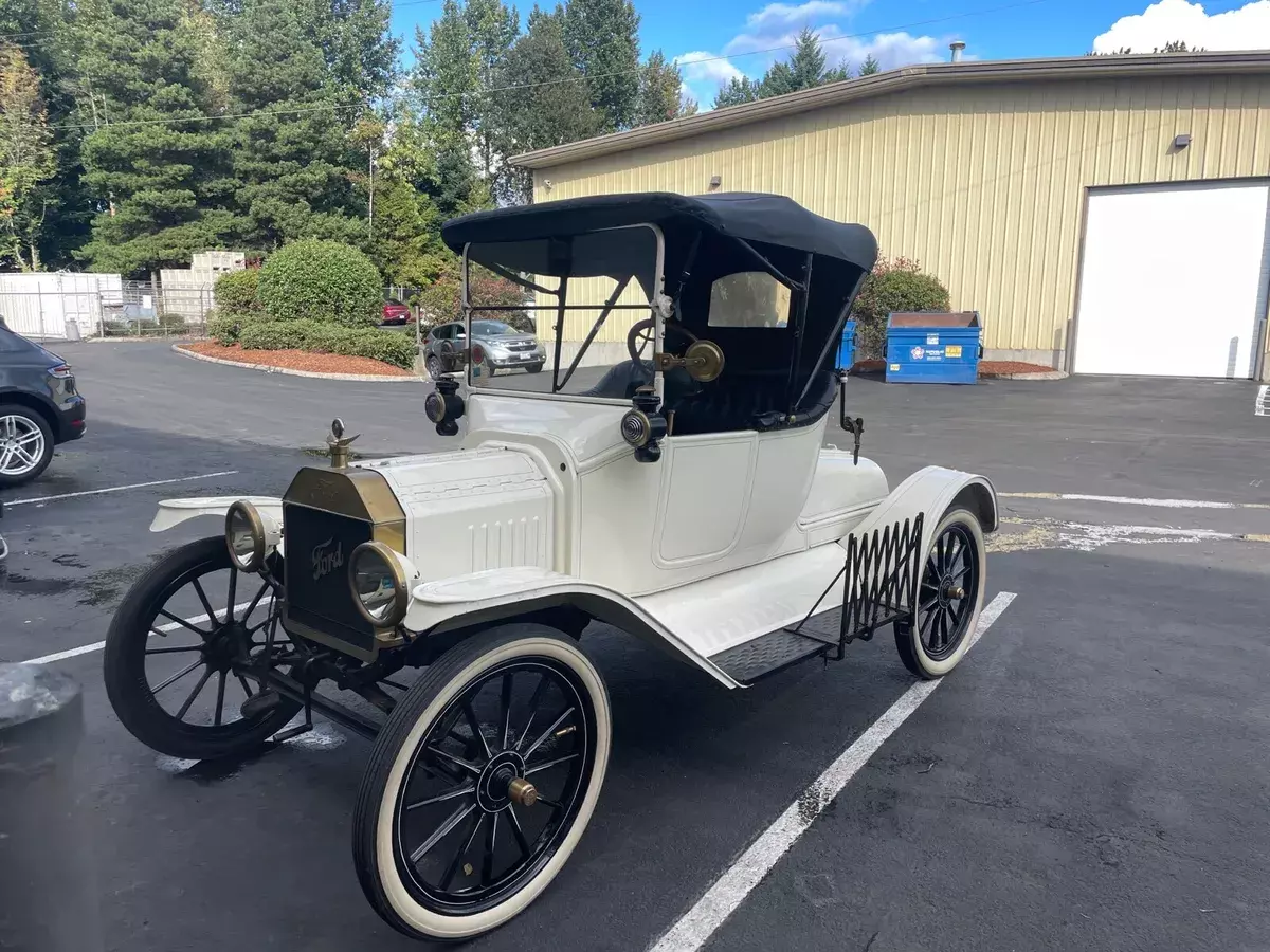 1915 ford model t convertible white rwd manual 2dr