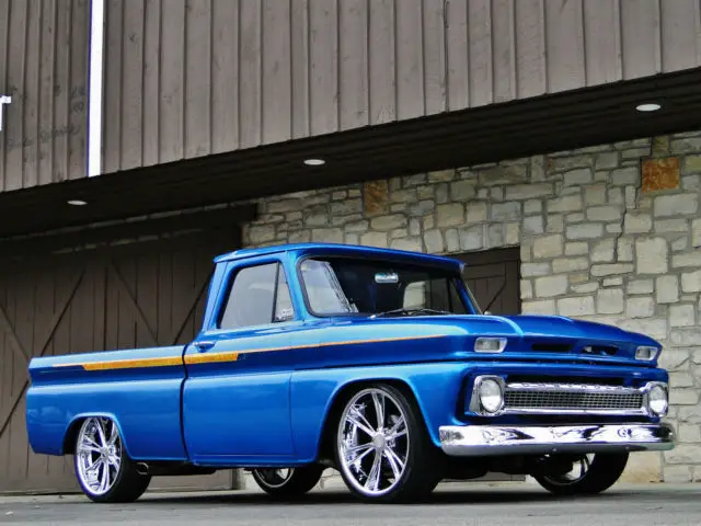 full custom street rod c10 pickup, show ready, boyd 22" wheels, 350, cpp lowered