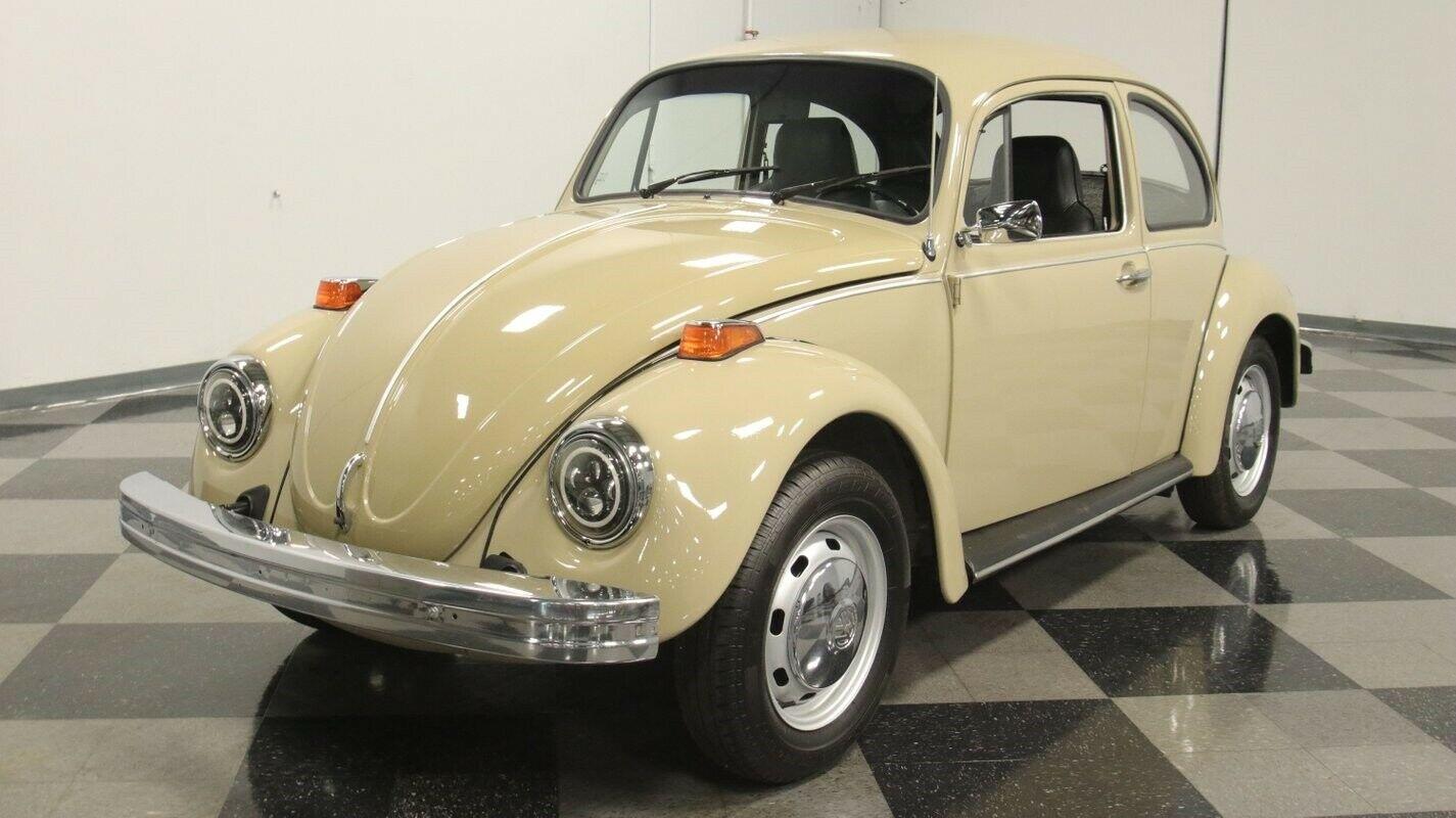 1974 volkswagen beetle classic vintage chrome vw bug 1600 cc 4speed manual