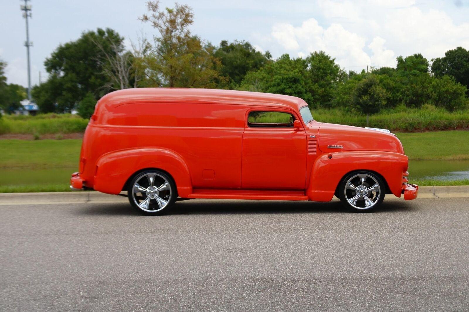 1952 chevrolet 3100 panel custom rwd automatic