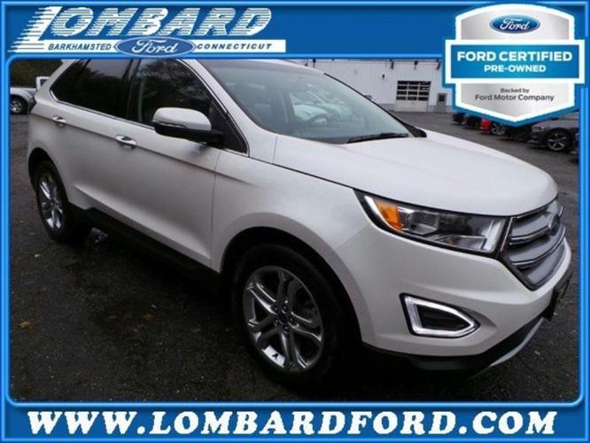 2017 ford edge titanium awd titanium 4dr crossover for sale in barkhamsted, connecticut