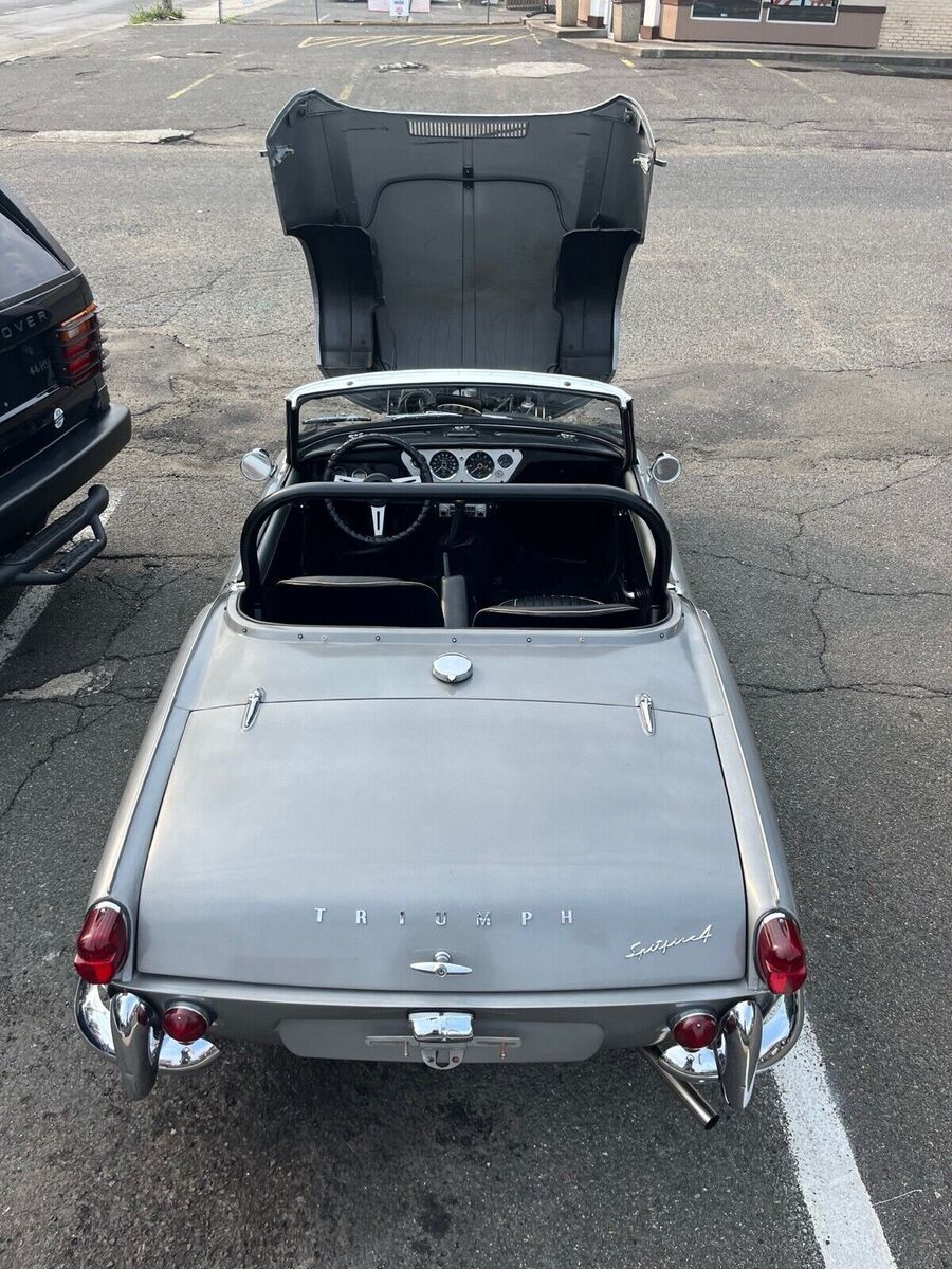 1965 triumph spitfire convertible grey