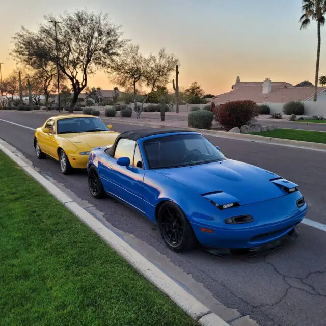 mariner blue mazda miata 1991!