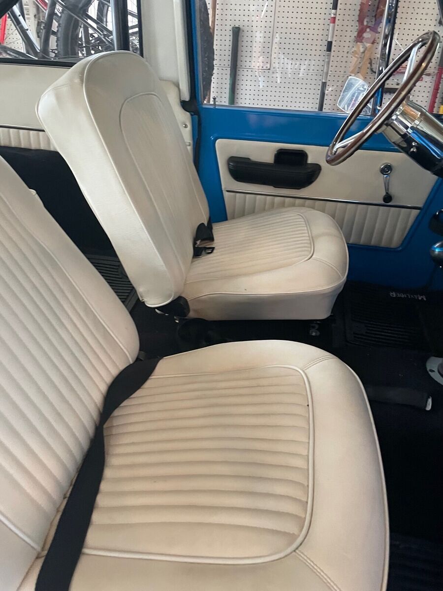 1969 ford bronco blue 4wd automatic sport