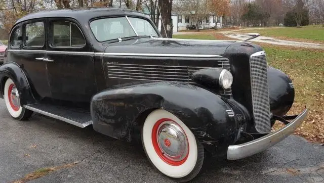 1937 original lasalle sedan by cadillac motor car co-100% nice rust free kansas