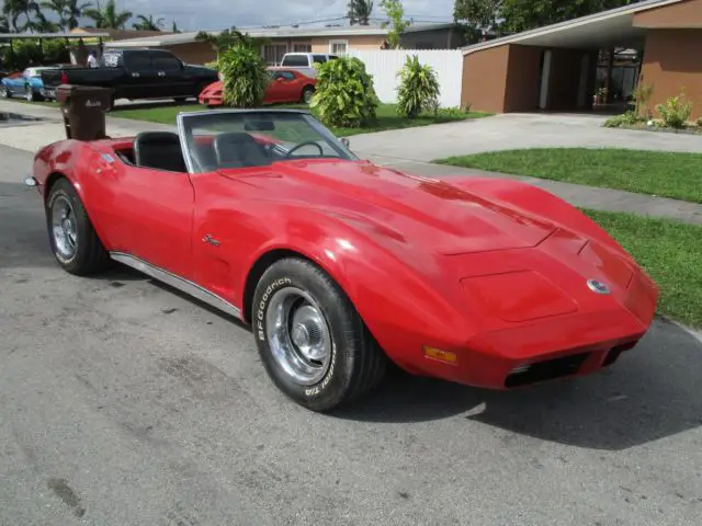 1973 corvette convertible l-82, 50k original miles, #'s matching, $1 no reserve