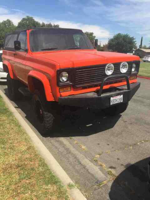 1974 chevrolet blazer convertible orange 4wd automatic