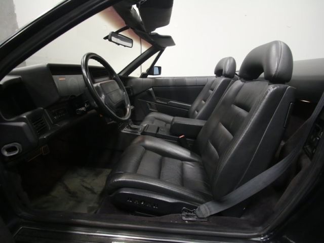 1991 cadillac allante 71093 miles black convertible 4.5 liter v8 automatic