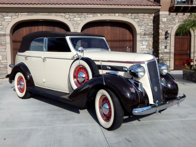 1936 desoto airstream custom 4 door convertible sedan - beautifully restored