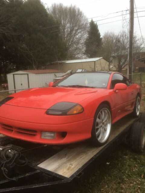 1992 dodge stealth r/t red and black clean carfax