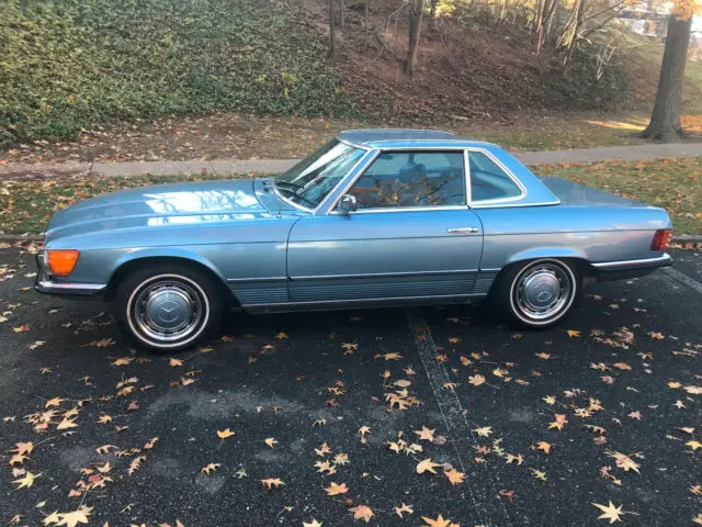 1972 mercedes-benz sl-class 350sl triple blue! 103k miles!