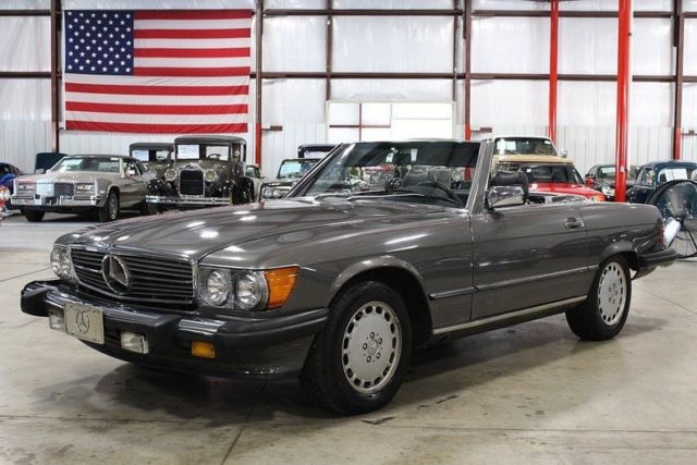 1987 mercedes-benz 560sl 157062 miles gray convertible 5.6l v8 3 speed automati