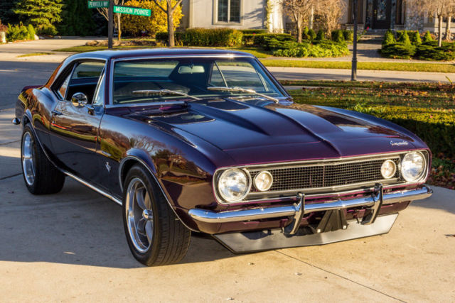 fully restored! chevy 327ci v8, muncie 4-speed manual, pdb, buckets, console!