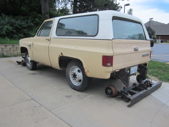 1982 blazer factory two wheel drive rail road edition rare last year 2wd k5 neat