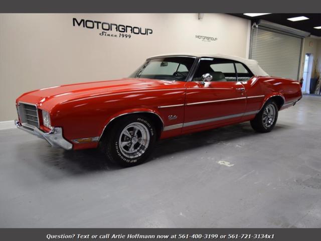 1971 oldsmobile cutlass convertible v8 matching numbers, factory air, fl