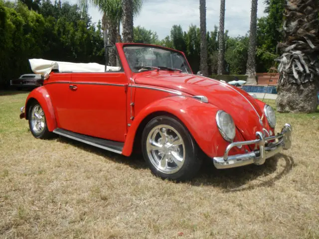 1966 vw convertible bug california style very nice car