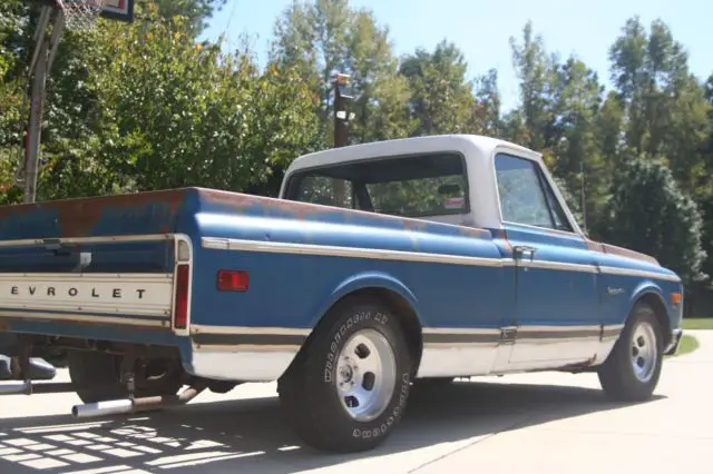 1972 short bed c-10 chevrolet truck v8 automatic factory swb look!!! patina