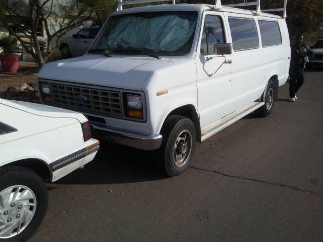ford e-350 custom cargo service van