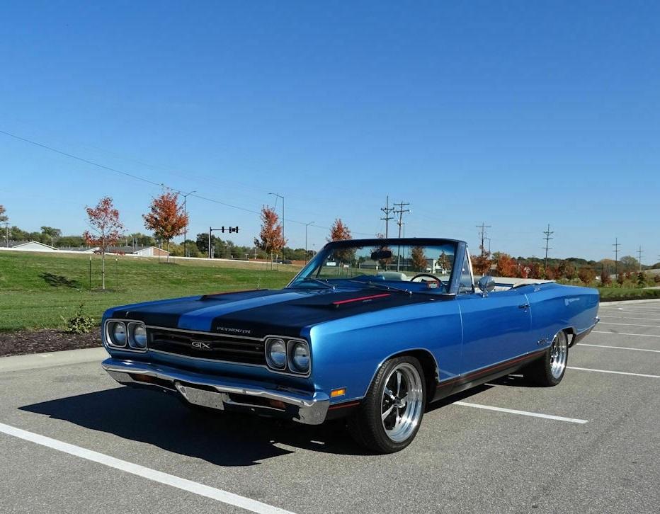 1969 plymouth gtx 440ci v8 3 speed automatic convertible