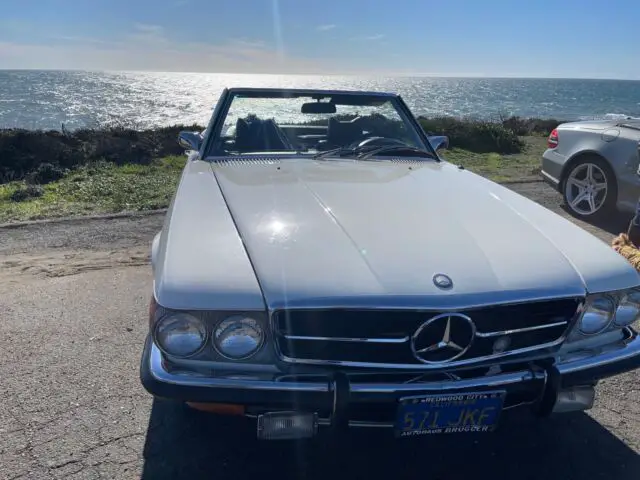 1973 mercedes-benz 450sl convertible white rwd automatic