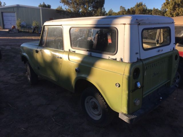 1969 ihc international harvester scout 800a solid rust free body, oem update