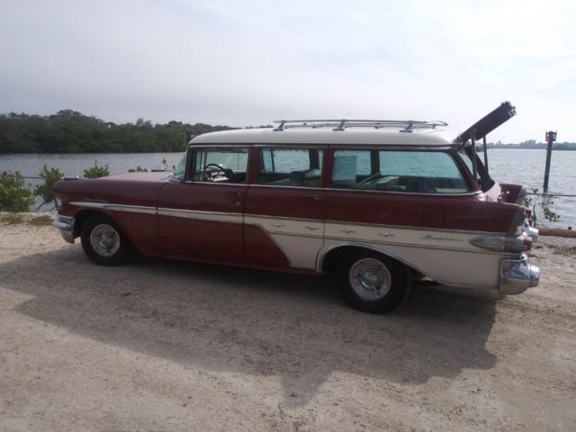 1957 pontiac star chief transcontinental safari wagon old school hotrod ratrod