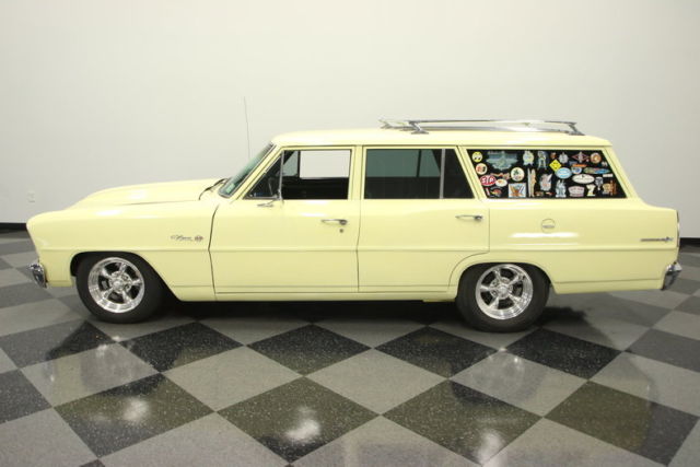 nice sleeper surfer wagon, strong 327 v8, 4 sp manual, cold ac, pb w/frnt discs!