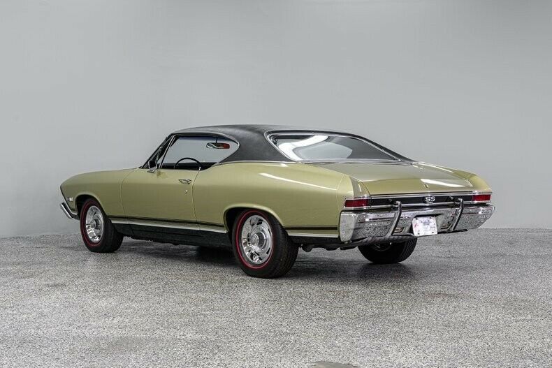 1968 chevrolet chevelle ss 44402 miles ash gold hardtop 454ci 4-spd manual