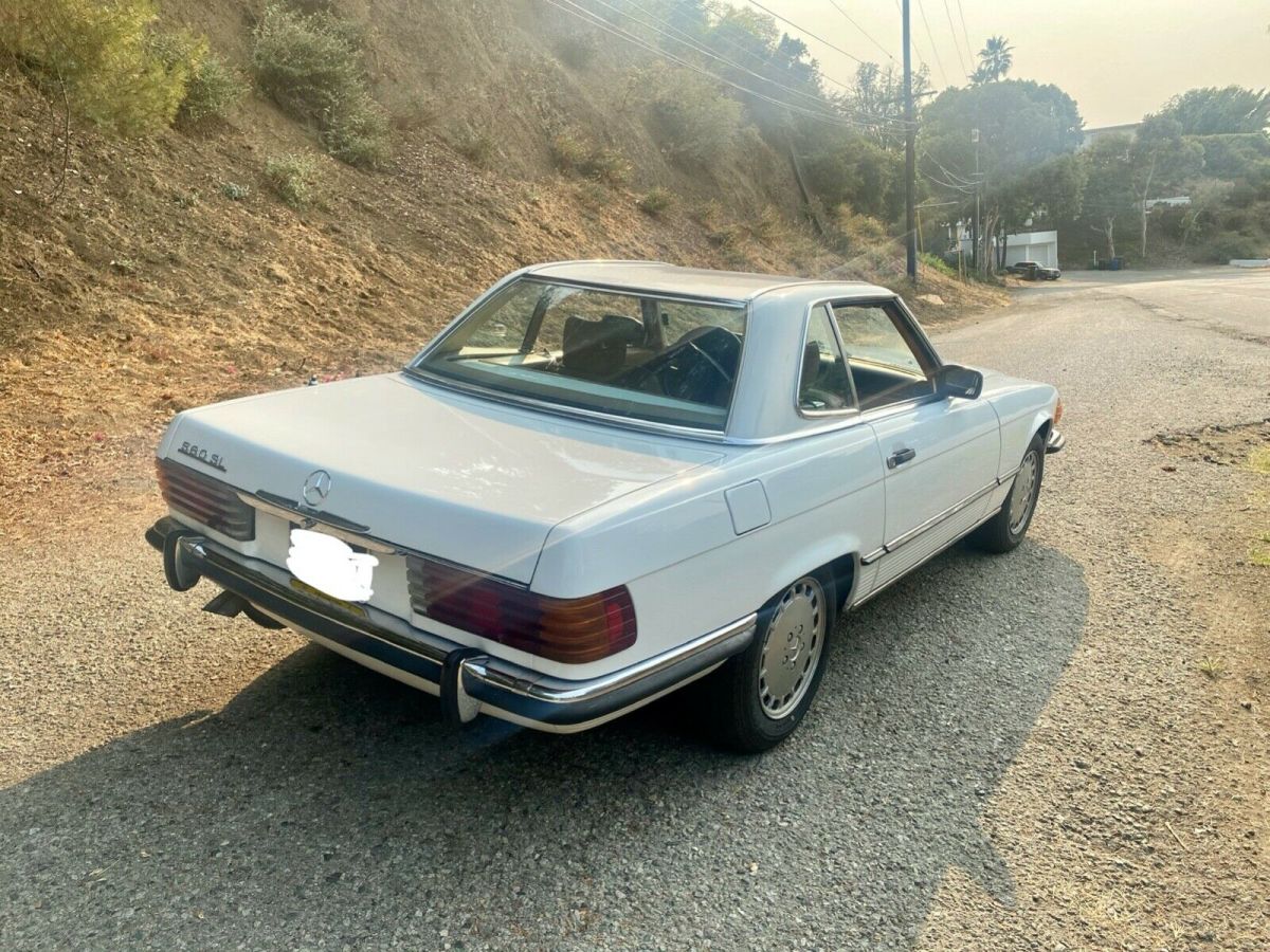 1987 mercedes 560sl with euro bumper conversion