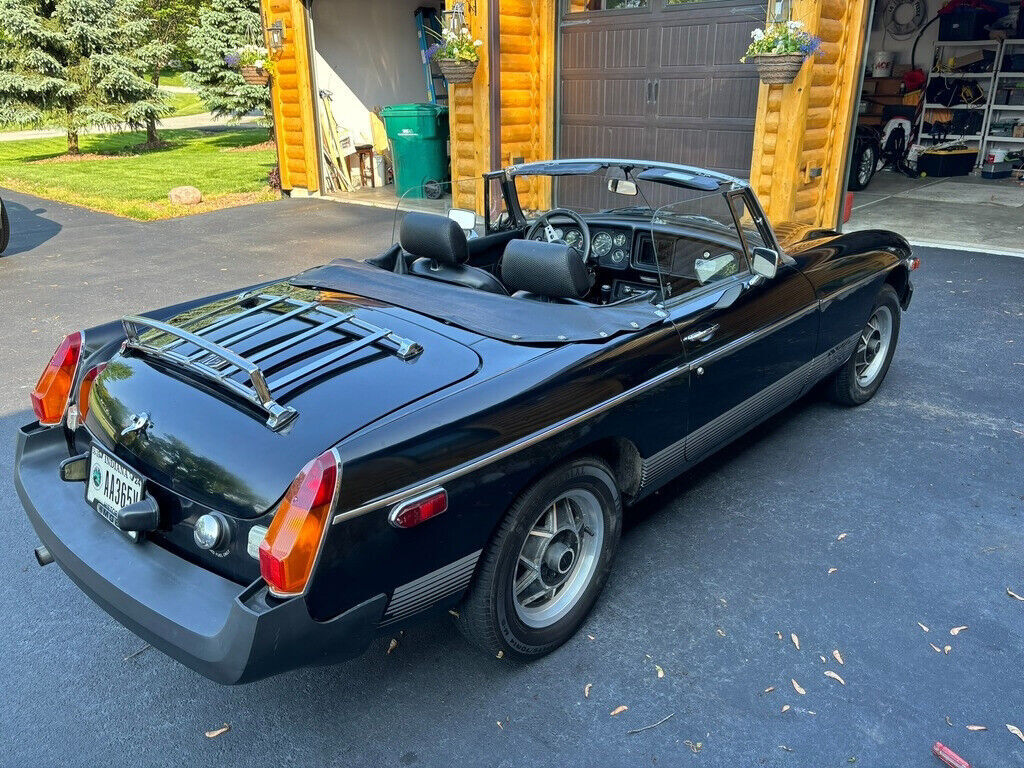 1980 mg mgb convertible 25,000 miles on odometer