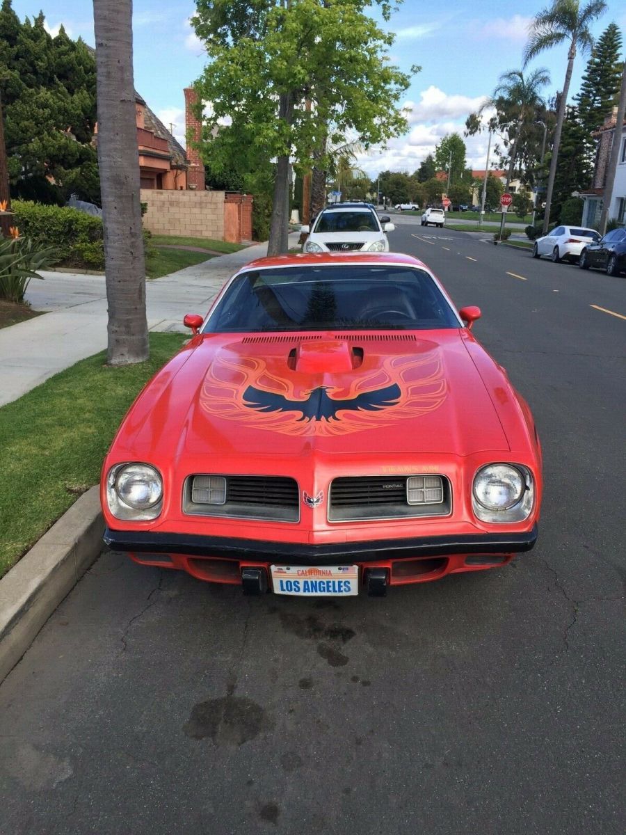 1975 pontiac firebird trans am buccaneer red