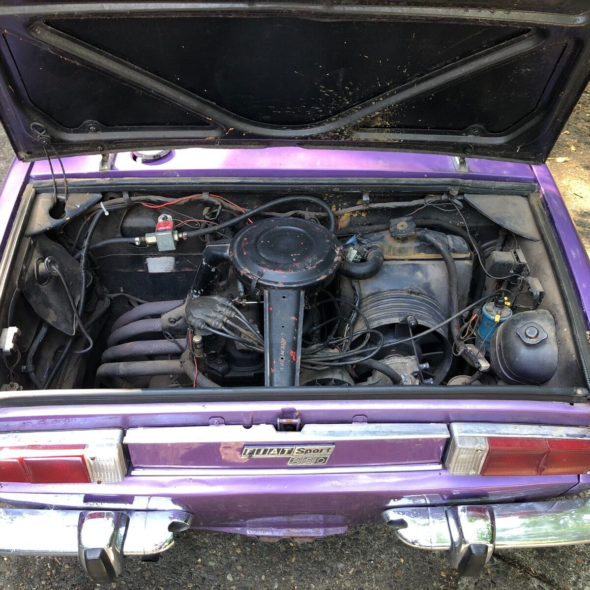 1970 fiat 850 convertible no reserve