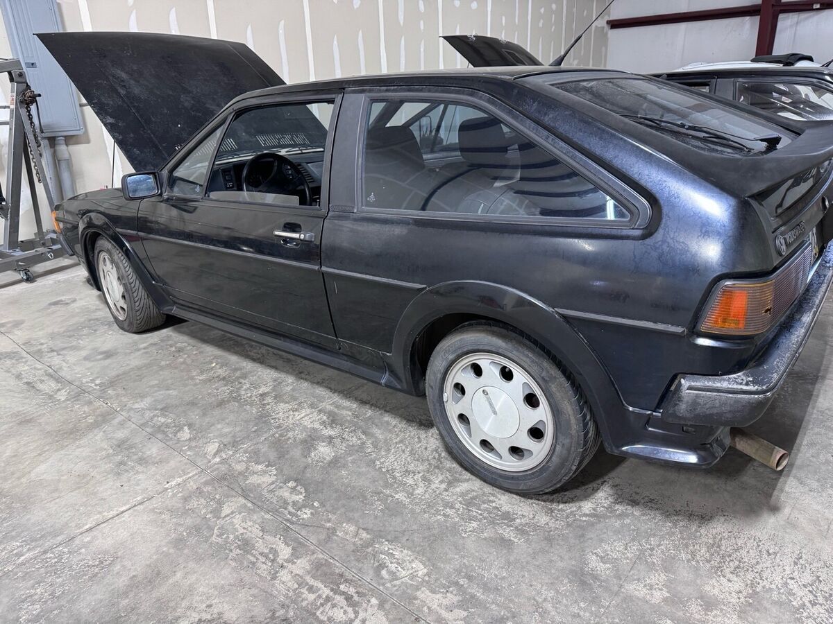 1986 volkswagen scirocco coupe black fwd manual deluxe