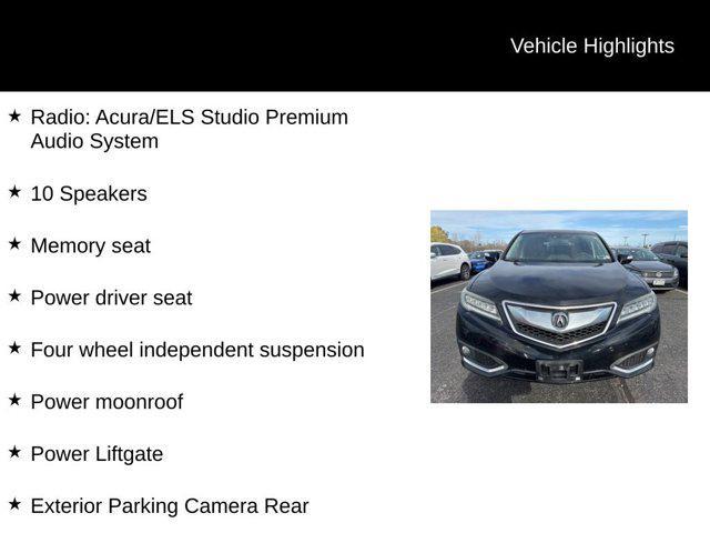 2016 acura rdx advance package
