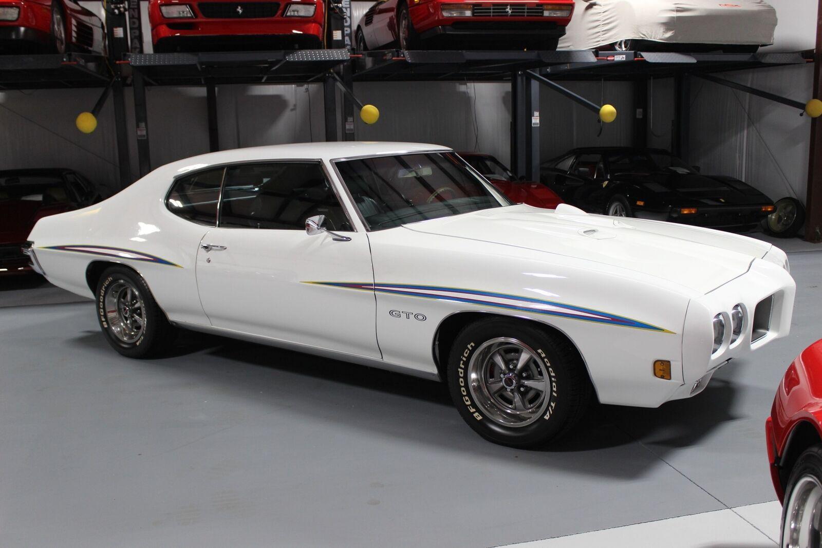 1970 pontiac gto ht polar white converted to a 4speed manual