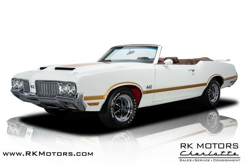 1970 oldsmobile 442 w-30 porcelain white convertible 455 v8 3 speed automatic