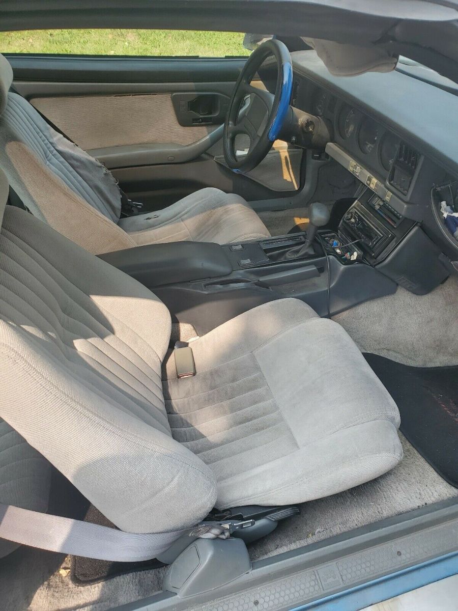 1988 pontiac firebird coupe blue rwd automatic trans am