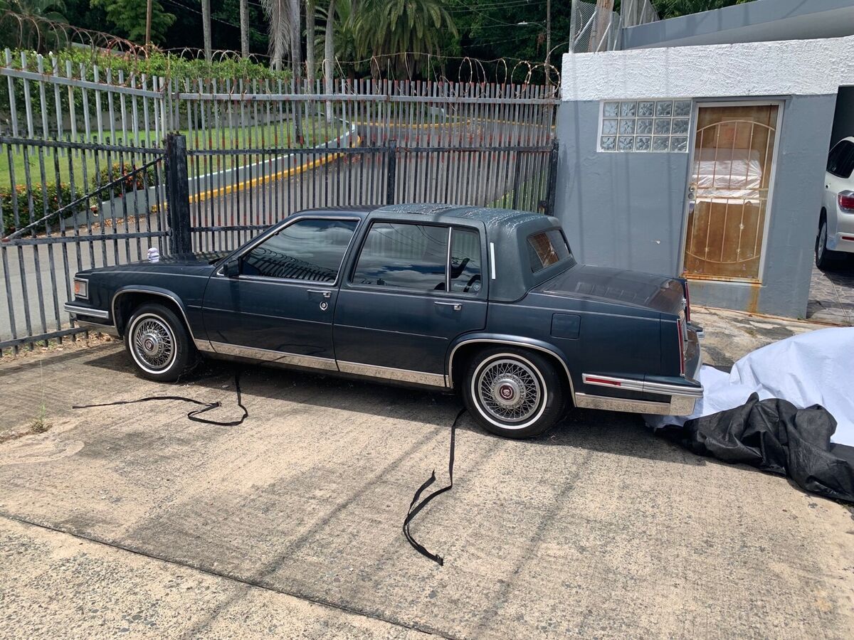 1986 cadillac deville fleetwood d’elegance blue fwd automatic