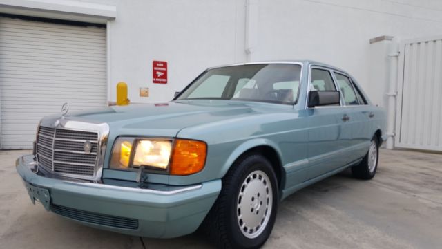 mercedes benz w126 350sd 350 sd turbo diesel rare well maintained records