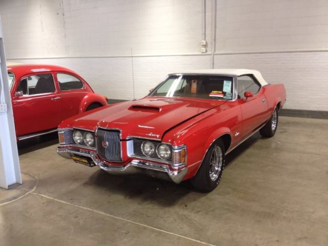 1971 mercury cougar xr7 429 cj r/a convertible 1 of 1