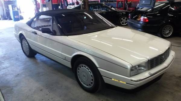 1989 automatic cadillac allante convertible 112k with soft and hard top