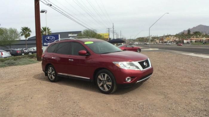 used 2015 nissan pathfinder platinum tucson, az 85704 for sale in tucson, arizona