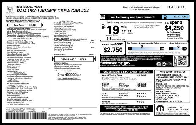 2025 ram 1500 laramie