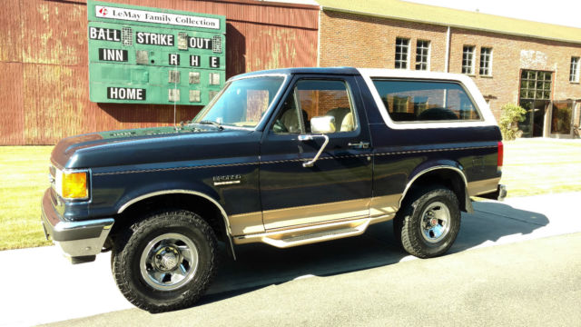 1990 ford bronco eddie bauer 4x4 v8 at 79k miles survivor worldwide no reserve