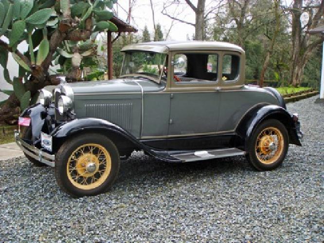1930 ford model a rumble seat coupe in sacramento, ca