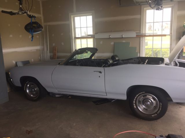 1972 chevelle convertible - ss tribute - restoration project